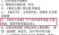 二十周年最新爆料,重磅爆料背后的精彩瞬间
